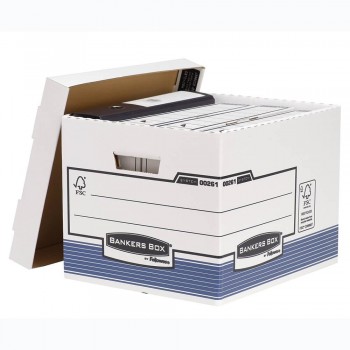 CONTENEDOR DE ARCHIVO AUTOMÁTICO A4 Y FOLIO FELLOWES BANKERS BOX