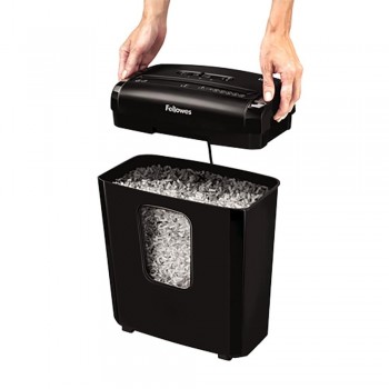 DESTRUCTORA FELLOWES 6M 6H MINICORTE 4X12MM 13L P4