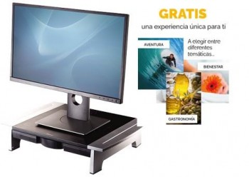 SOPORTE MONITOR CON BANDEJA ORGANIZADORA OFFICE SUITES FELLOWES
