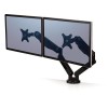 BRAZO PARA MONITOR DOBLE HORIZONTAL FELLOWES PLATINUM SERIES NEGRO