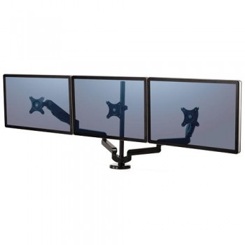 BRAZOS PARA MONITOR TRIPLE HORIZONTAL FELLOWES PLATINUM SERIES NEGRO