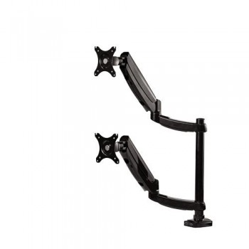 BRAZO PARA MONITOR DOBLE VERTICAL FELLOWES PLATINUM SERIES NEGRO