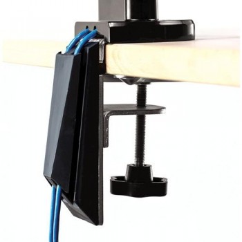 BRAZO PARA MONITOR DOBLE VERTICAL FELLOWES PLATINUM SERIES NEGRO