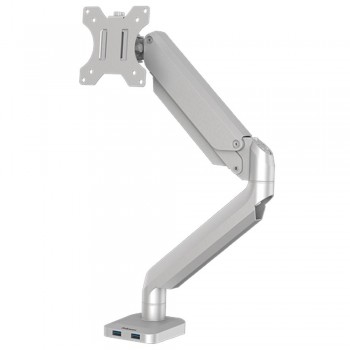 BRAZO DE MONITOR INDIVIDUAL FELLOWES PLATINUM SERIES PLATA