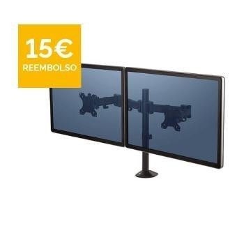 BRAZO MONITOR DOBLE REFLEX FELLOWES