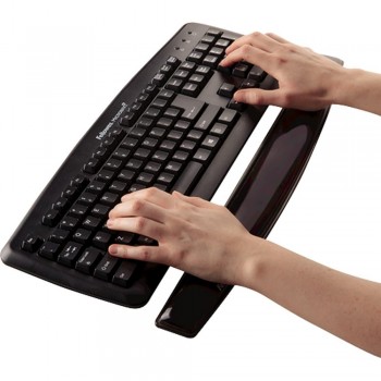 REPOSAMUÑECAS DE GEL PARA TECLADO FELLOWES CRYSTAL