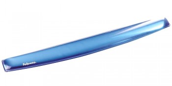 REPOSAMUÑECAS DE GEL PARA TECLADO FELLOWES CRYSTAL AZUL