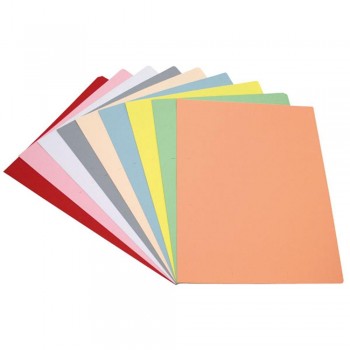 SUBCARPETA DE CARTULINA DE COLORES PASTEL 180 GR