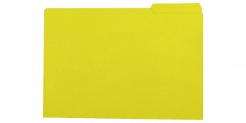 SUBCARPETA CON PESTAÑA DERECHA A4 AMARILLO 250 GR GIO
