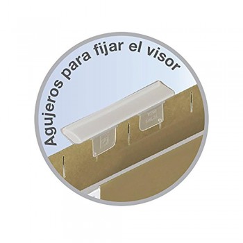 CARPETA COLGANTE KRAFT BICOLOR CON LOMO EN U REFORZADO