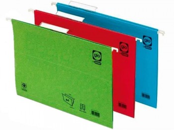 CARPETA COLGANTE KRAFT BICOLOR DE COLORES LOMO EN V GIO