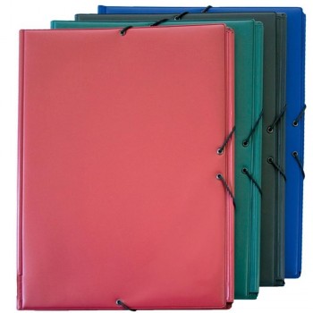 CARPETA PVC CON GOMAS Y SOLAPA O BOLSA IBERPLAS