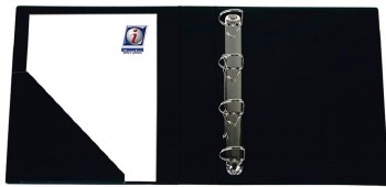 CARPETA DE ANILLAS PVC CON BOLSA INTERIOR