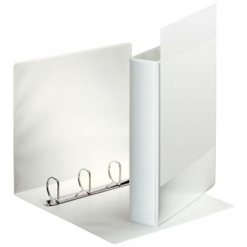 CARPETA DE ANILLAS CANGURO BLANCA PERSONALIZABLE EN PORTADA, LOMO Y CONTRAPORTADA