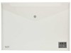 SOBRE DE PLÁSTICO TRANSPARENTE TAMAÑO FOLIO