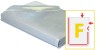 FUNDA DOSSIER CON FUELLE EN F EXTRA RESISTENTE TRANSPARENTE