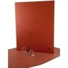 CARPETA DE ANILLAS FOLIO DE CARTON PLASTIFICADO EFECTO CUERO