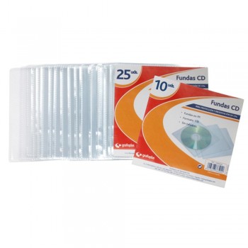 FUNDA CD/DVD SENCILLAS