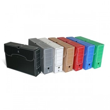 CAJA DE PLASTICO PARA ARCHIVO DEFINITIVO GRAFOPLAS