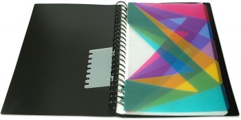 CARPETA DE FUNDAS EXTRAIBLES CON DOBLE ESPIRAL OFFICE BOX