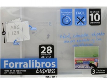 FORRO DE LIBROS AUTOADHESIVO AJUSTABLE OFFICE BOX