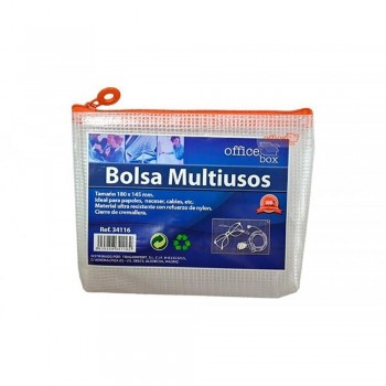 BOLSAS TRANSPARENTE MULTIUSOS CON CREMALLERA ZIP OFFICE BOX