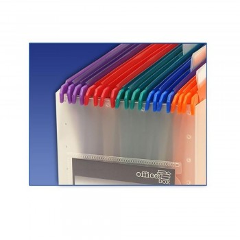 BASTIDOR CON 10 CARPETAS COLGANTES SUPRA OFFICE BOX
