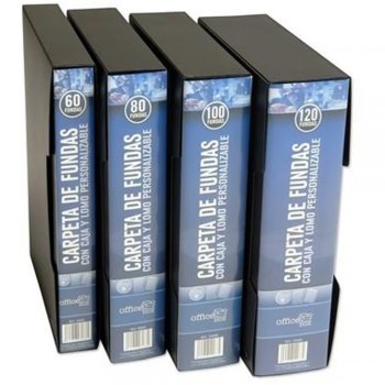 CARPETA DE FUNDAS SOLDADAS GRAN CAPACIDAD A4 CON CAJA DELUXE