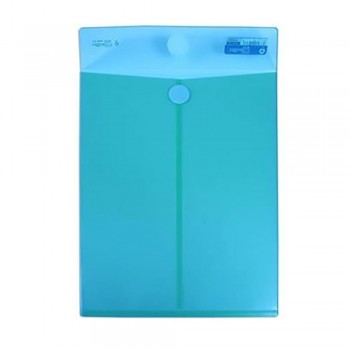 SOBRE DE PLASTICO VERTICAL TIPO BOLSA CON CIERRE DE VELCRO OFFICE BOX