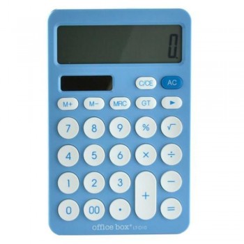 CALCULADORA DE SOBREMESA OFFICE BOX LT-D10 12 DÍGITOS COLORES