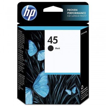 CARTUCHO HP 45 NEGRO 51645A DESKJET 710C 720C 815C 850C 930 980CXI 1180C 1215 OFFICEJET T45 T65 G55M 930P