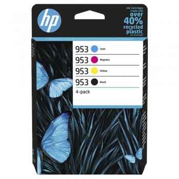 PACK DE CARTUCHOS HP 953 CMYK 6ZC69AE OFFICEJET PRO SERIES 7700 8200 8700 900P 630P