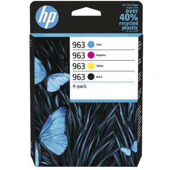 CARTUCHO HP 963 PACK CMYK 6ZC70AE OFFICEJET PRO SERIES 9010 9020 1000P 3X700P