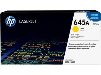 TÓNER HP 645A AMARILLO C9732A LASERJET 5500 5550 13000P