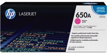 TÓNER HP 650A MAGENTA CE273A LASERJET CP5525 M750 15000P