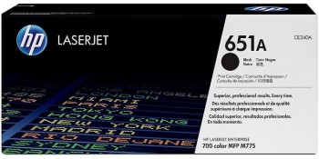 TONER HP 651A NEGRO CE340A LASERJET ENTERPRISE 700 MFP775 13500P