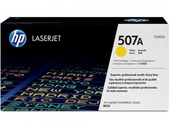 TÓNER HP 507A AMARILLO CE402A LASERJET ENTERPRISE 500 M551 M570 6000P