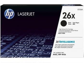 TÓNER HP 26X NEGRO CF226X LASERJET ENTERPRISE PRO M402D MFP M426DW 9000P