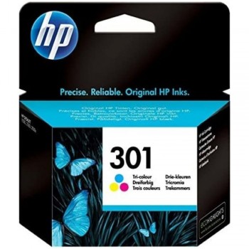 CARTUCHO HP 301 TRICOLOR CH562EE DESKJET 1000 1500 2000 2500 3000 ENVY 4500 5500 OFFICEJET 2600 4600 150P