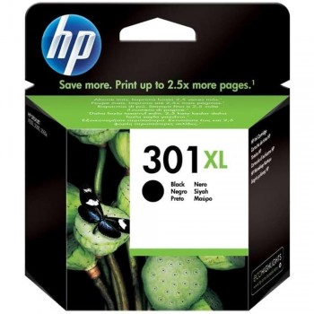 CARTUCHO HP 301XL NEGRO CH563EE DESKJET 1000 1500 2000 2500 3000 ENVY 4500 5500 OFFICEJET 2600 4600 430P