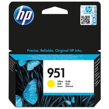 CARTUCHO HP 951 AMARILLO CN052AE OFFICEJET PRO 8100, 8600, 8600 N911A 700P