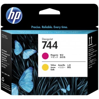 CABEZAL DE IMPRESIÓN HP 744 MAGENTA Y AMARILLO F9J87A DESIGNJET Z2600 Z5600