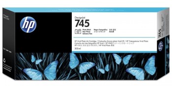 CARTUCHO HP 745 NEGRO FOTOGRÁFICO F9K04A DESIGNJET Z2600 Z5600 POSTSCRIPT 300ML