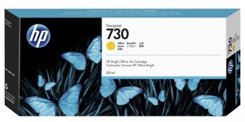 CARTUCHO HP 730 AMARILLO P2V70A DESIGNJET T940 T1600 T1700 T2600 300ML