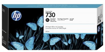 CARTUCHO HP 730 NEGRO PHOTO P2V73A DESIGNJET T940 T1600 T1700 T2600 300ML