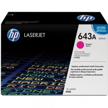 TÓNER HP 643A MAGENTA Q5953A COLOR LASERJET 4700 10000P