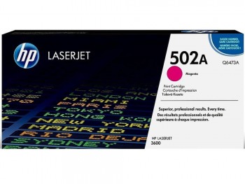 TÓNER HP 502A MAGENTA Q6473A LASERJET 3600 4000P