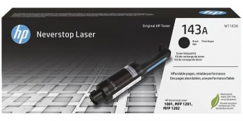 KIT DE RECARGA DE TÓNER HP 143A NEGRO W1143A NEVERSTOP LASER SERIE 1000 Y 2000 2500P