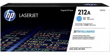 TÓNER HP 212A CIAN W2121A LASERJET ENTERPRISE SERIES M554 M555 MFP M578 4500P