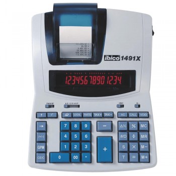 CALCULADORA CON IMPRESORA IBICO 1491X 14 DÍGITOS